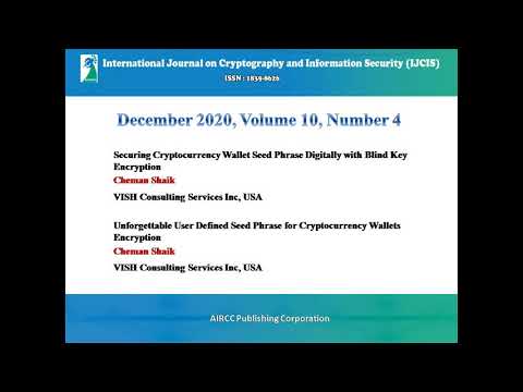 International Journal on Cryptography and Information Security ( IJCIS)