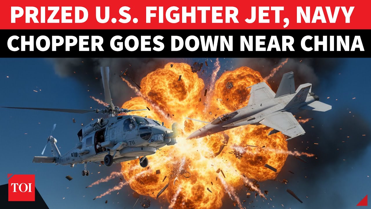 U.S. Navy Loses F/A-18 and Seahawk Near China 🚨