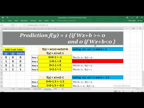 Core Concepts of Perceptron and Artificial Neural Network