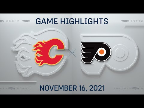 NHL Highlights | Flames vs. Flyers - Nov. 16, 2021