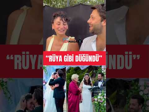 Cengiz Orhonlu ile evlenen Sitare Akbaş, “Rüya gibi bir düğündü” dedi