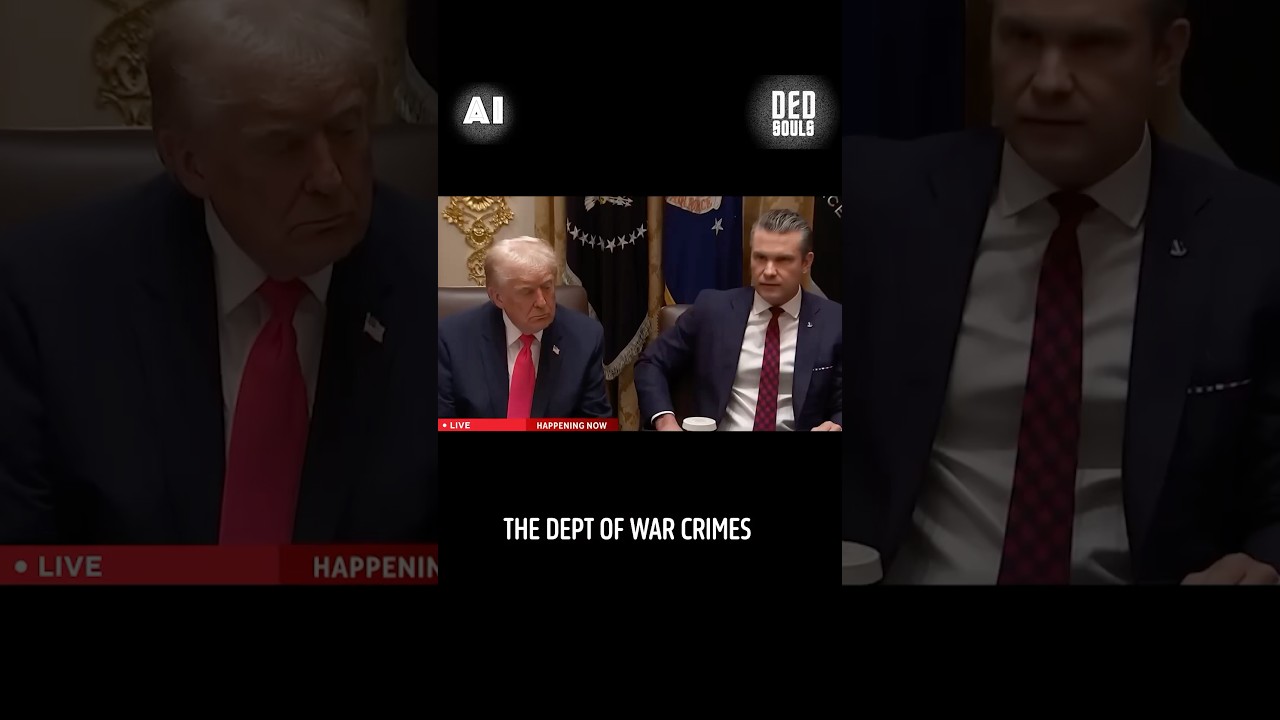 Pete Hegseth Reports on War Crimes and AI 🚨
