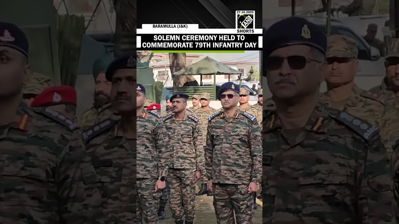 Commemoration of 79th Infantry Day at Sikh War Memorial in Baramulla 🇮🇳