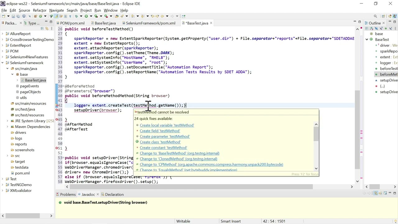Build Selenium Java Framework from Scratch | TestNG & POM