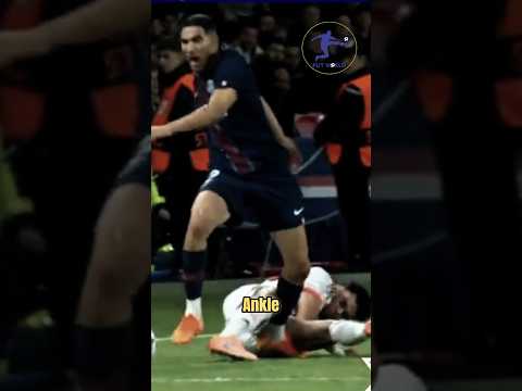 How Luiz Diaz gifted Hakimi an ankle injury on his birthday 😭😭.