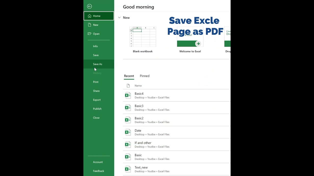 Quick Tip: Save Just the Current Excel Page as PDF ๐