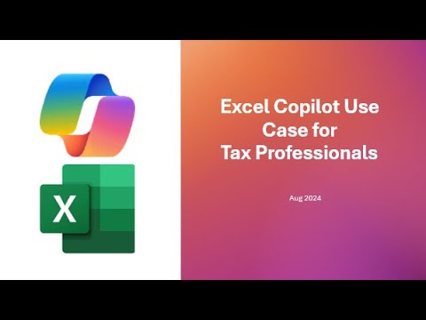 Excel Copilot Use Case for Tax Professionals