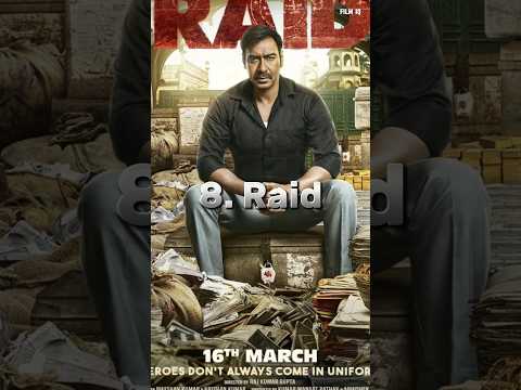 Ajay Devgan top10 best movies list|#newmovies #raid2 #raid