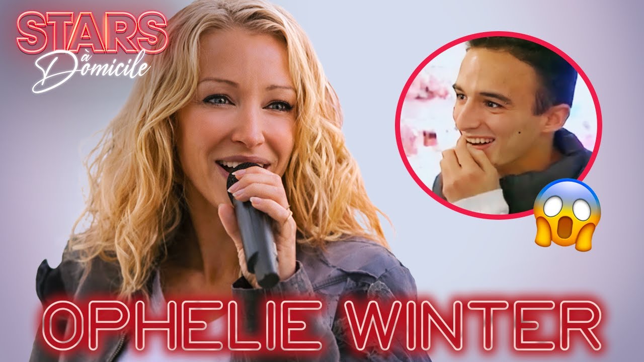 Ophélie Winter surgit derrière un rideau et bouleverse un fan #ARCHIVES | Stars à Domicile