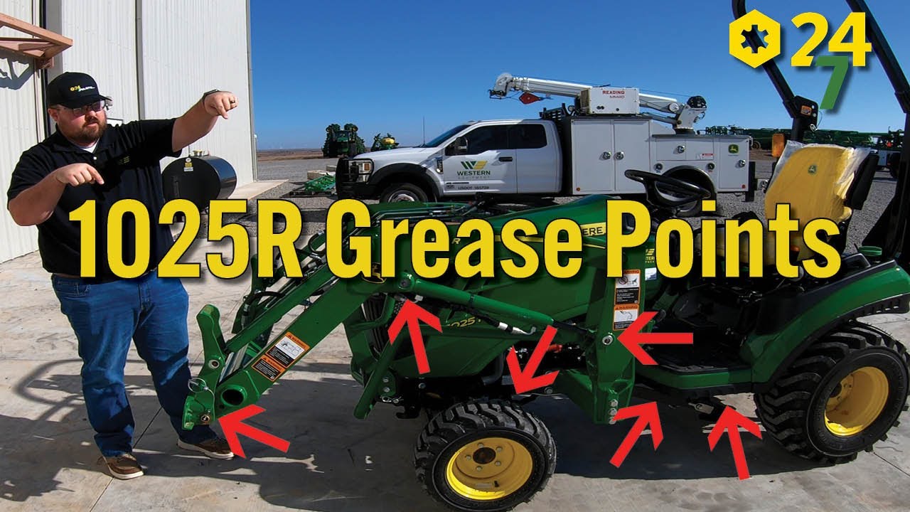 John Deere 1025R Grease Points & Maintenance Tips