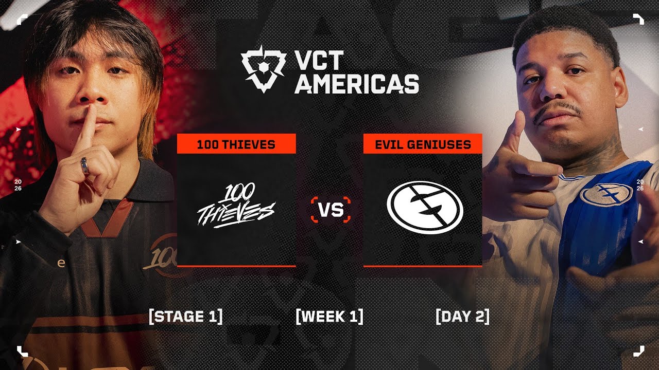 100T vs EG | VCT Americas Stage 1 Week 1 Day 2