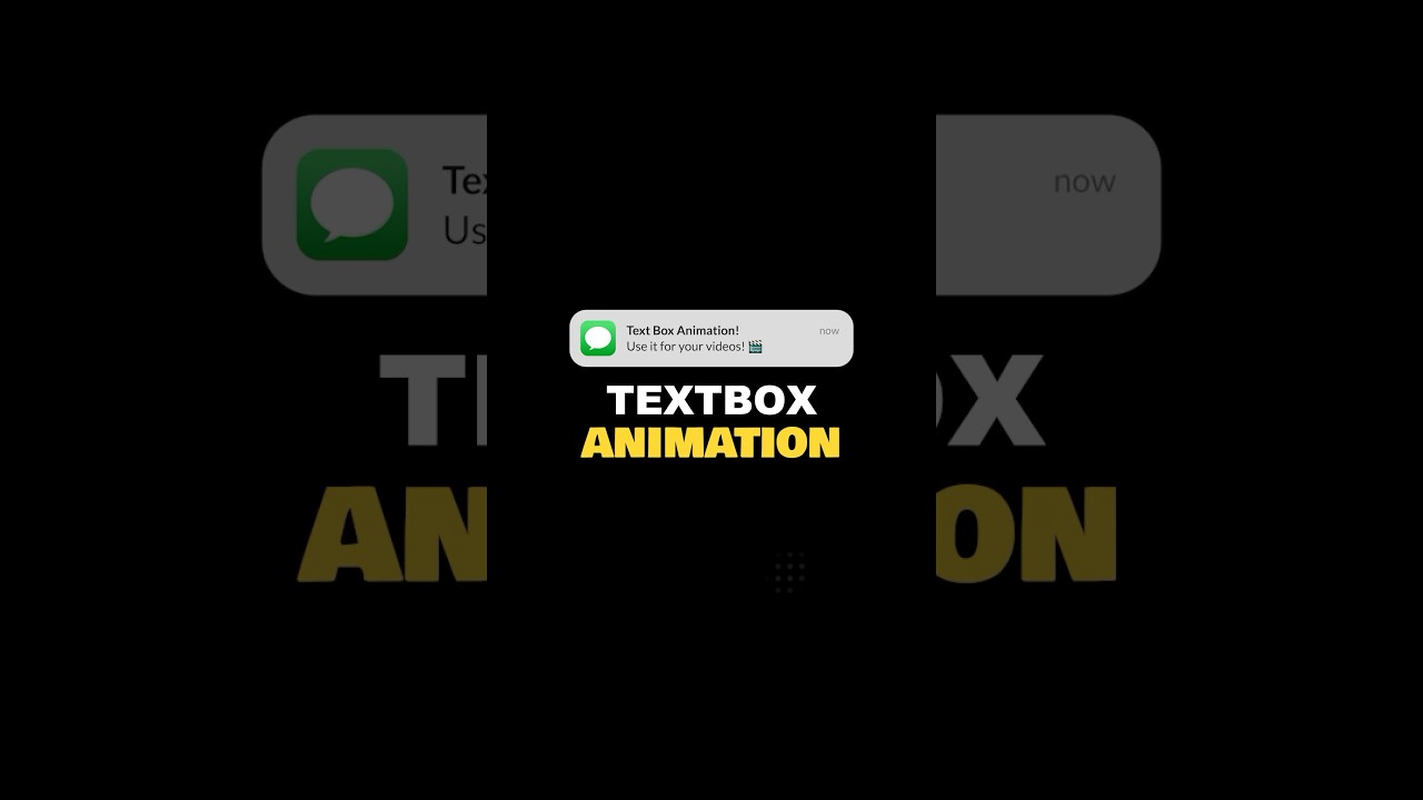Get the Popular Message Text Box Animation 📱