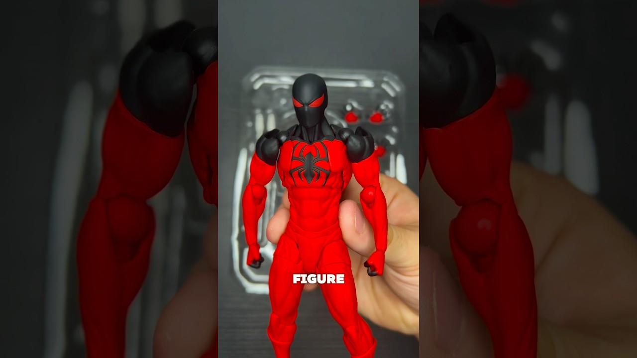 MESS TOYS SCARLET SPIDER UNBOXING #actionfigures #marvel #spiderman #unboxing #figurecollection