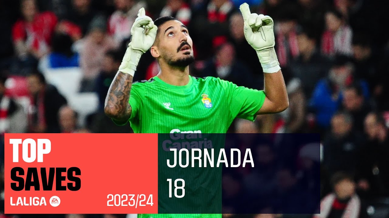 LALIGA Top 5 Saves Jornada 18 ⚽ 2023/24