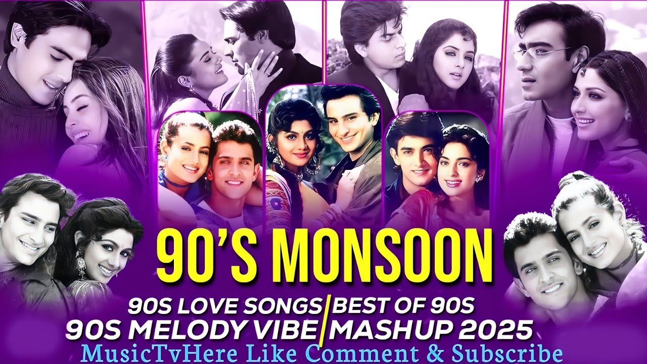 90s Monsoon Love Mashup 🌧️ | Best Hits & Hindi Songs