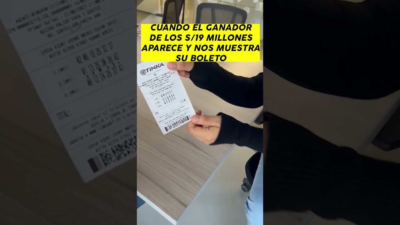 Segundo millonario del año gana S/19M con Tinka 🎯