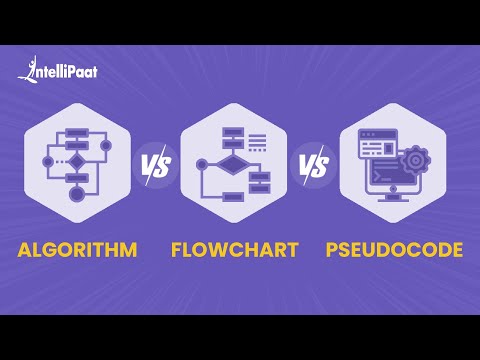 Algorithm Vs Flowchart Vs Pseudocode | Difference Between Algorithm And Flowchart | Intellipaat