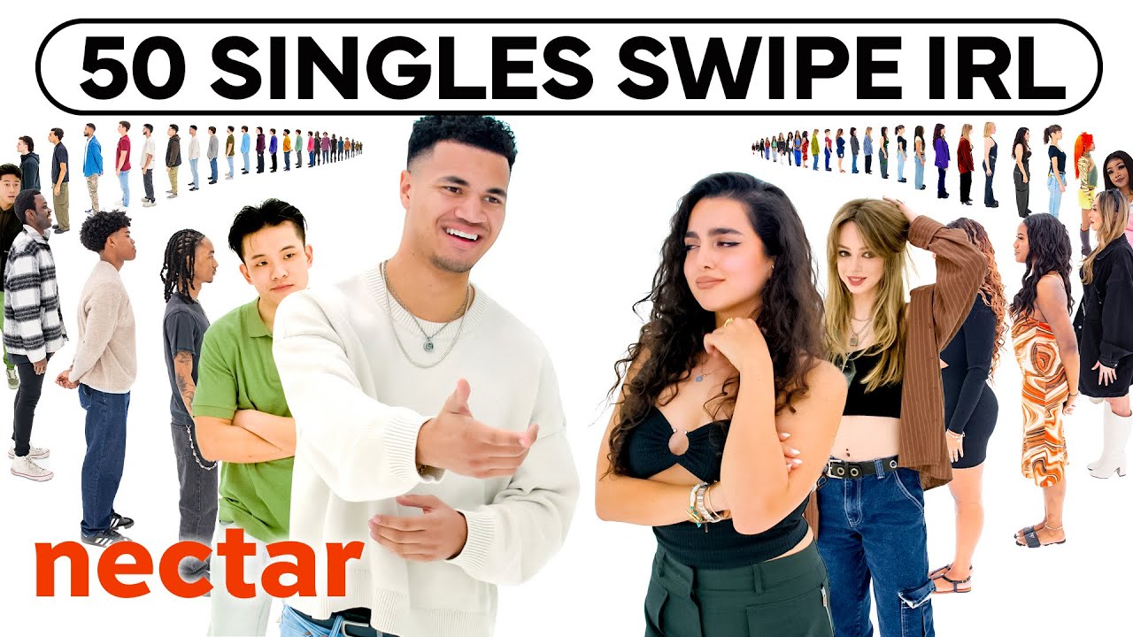 50 Strangers Swipe to Find a Match 🤝 | Swipe or Swap Challenge
