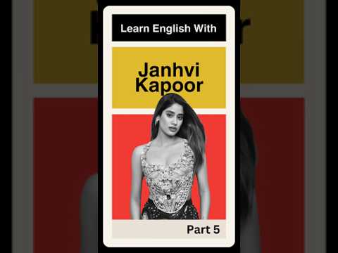 Learn Advanced English Vocabulary with Janhvi Kapoor