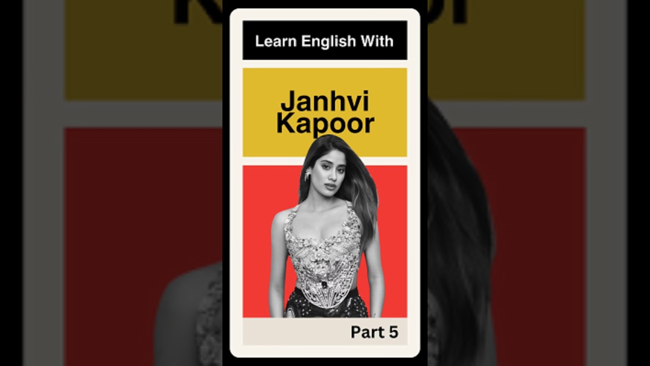 Master Advanced English Vocabulary with Janhvi Kapoor: Understand 'Existential Crisis' ✨