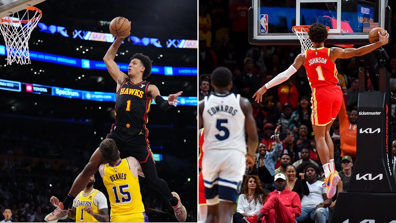 Jalen Johnson's Best Dunks of the 2024-25 NBA Season 🔥