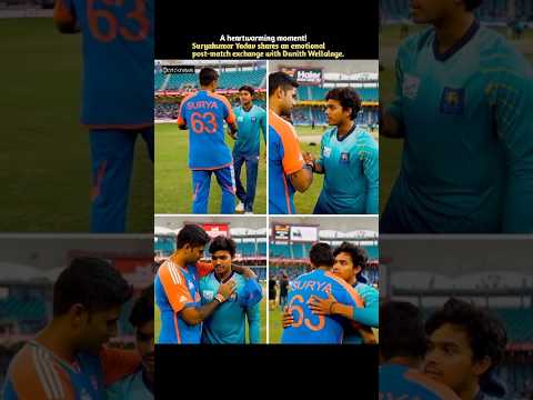 A heartwarming moment! Suryakumar Yadav shares an emotional postmatch exchange with Dunith Wellalage