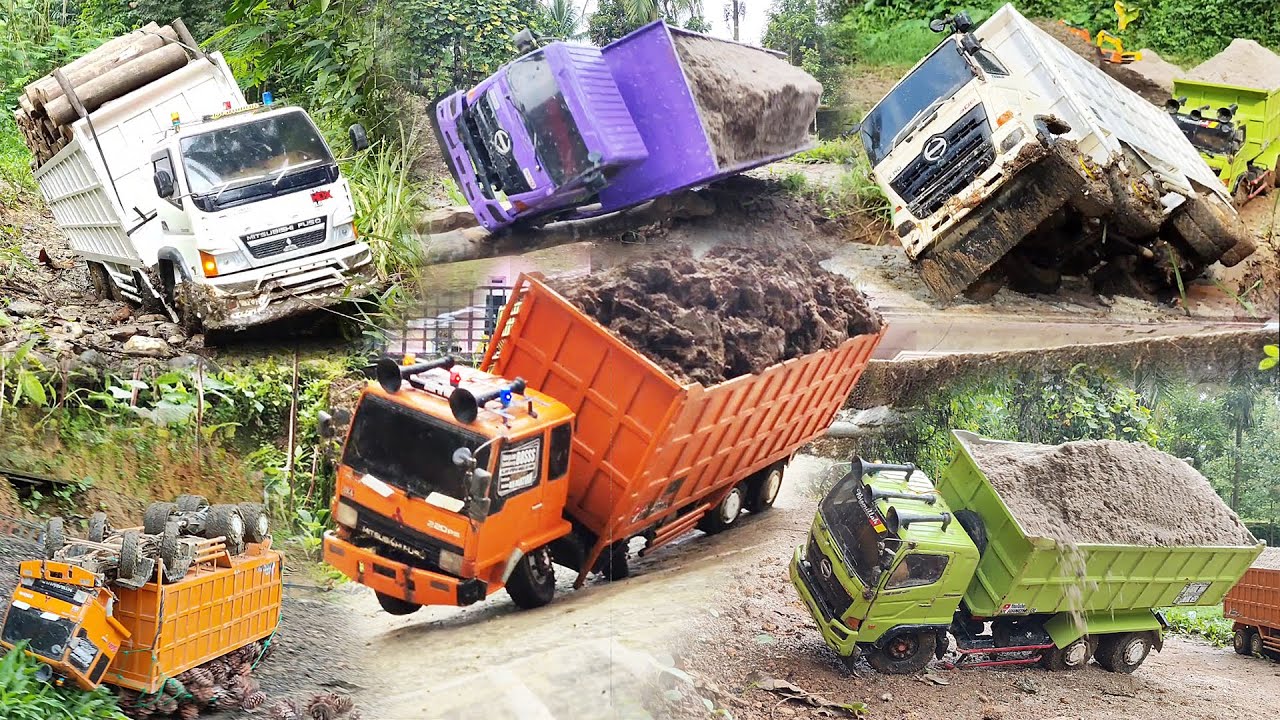 Kompilasi Truk Hino & Fuso Offroad 🚚