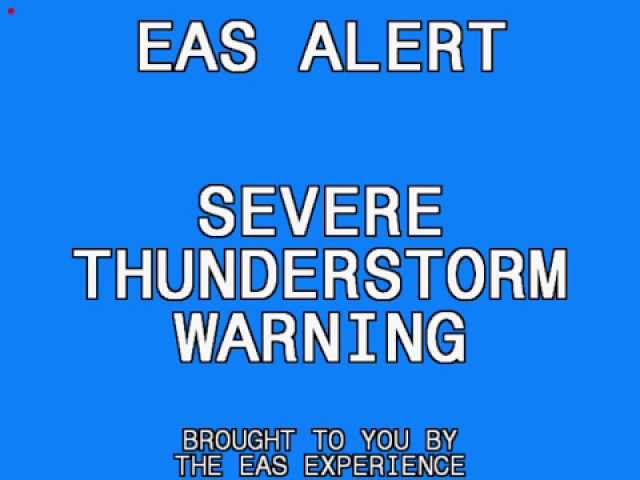 Severe Thunderstorm Warning Issued for Miami, FL