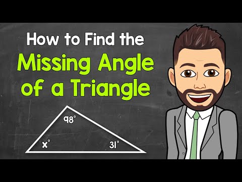Finding the Missing Angle of a Triangle: A Step-by-Step Guide | Triangles | Math with Mr. J