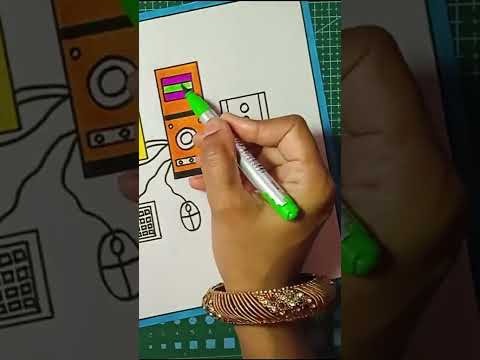 Draw a Computer CPU Box 🖥️ | Science Drawing Academy