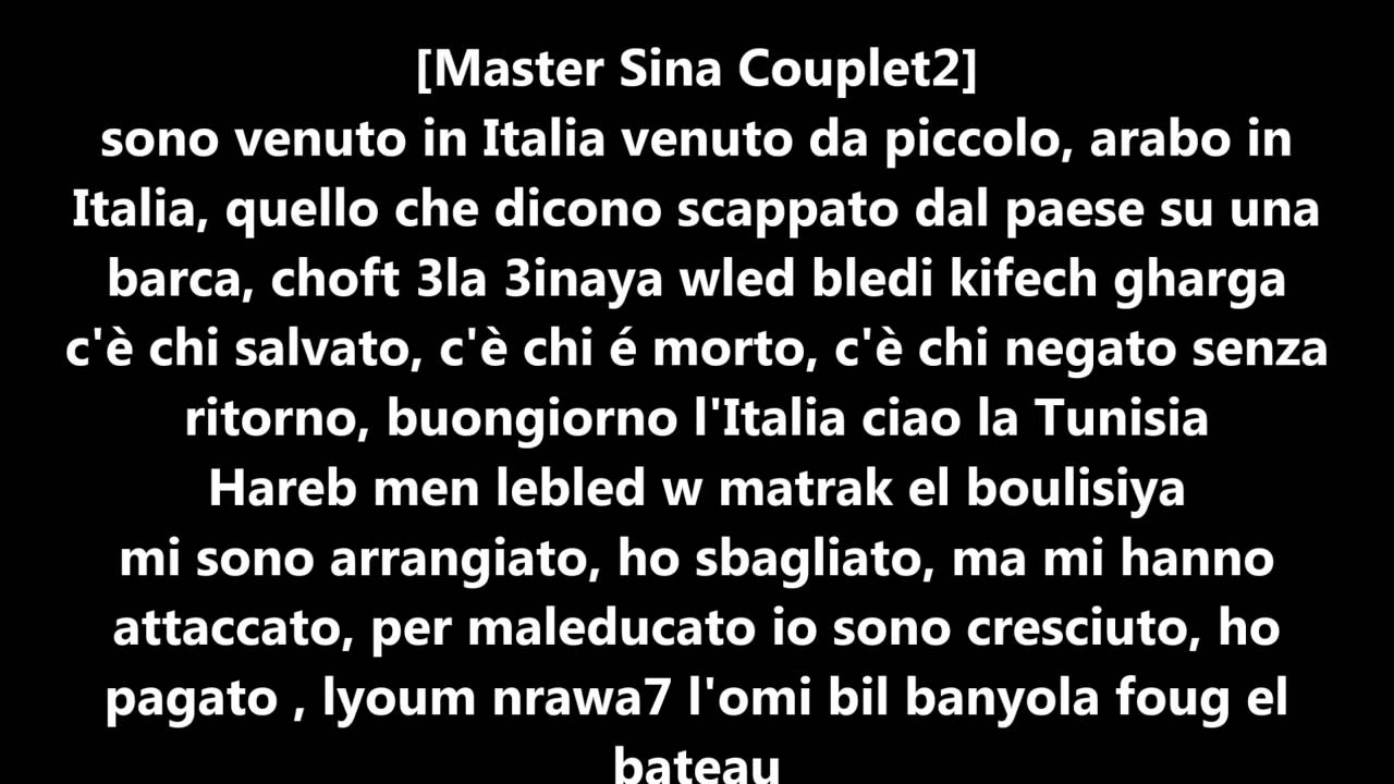 Master Sina & Balti - Clandestino 🎶 | Paroles et Lyrics