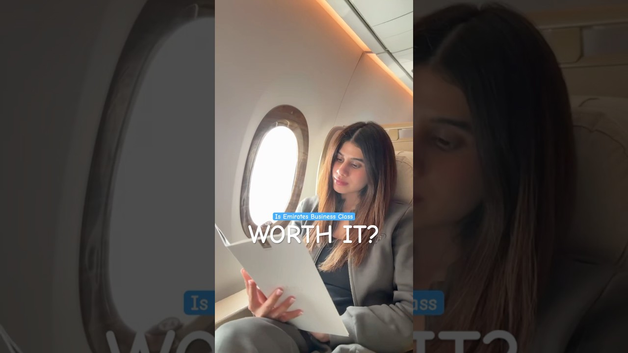 Emirates A380 Business class 😍