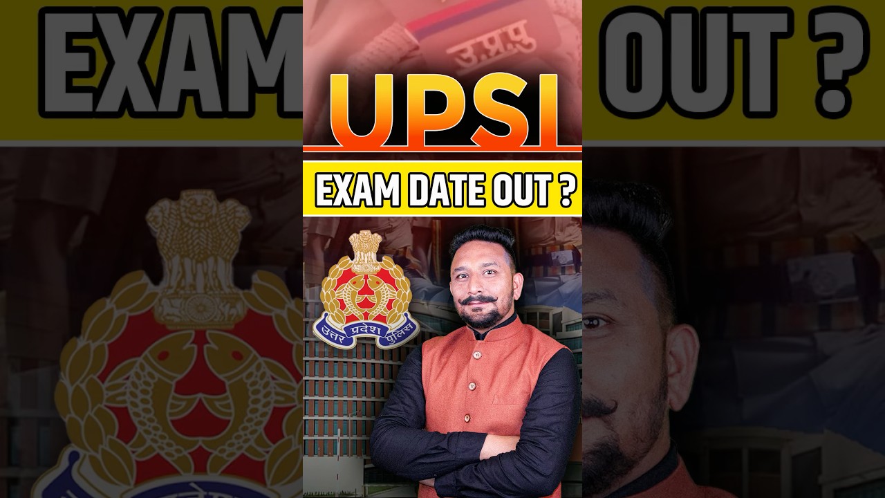 UP SI 2025 Exam Date Announced! 📝 Prepare with Abhimanyu Sir