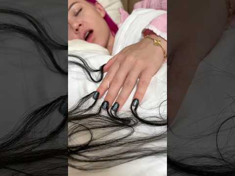 One day with my CRAZY NAILS🙉 #beauty #nails #nailart #vlog #routinevlog