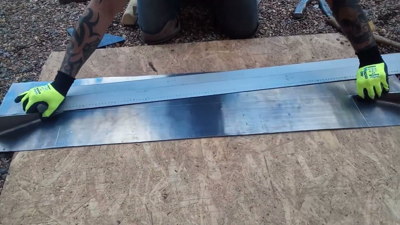 How to Fabricate Lead Flashings for Chimney Stack 🏠