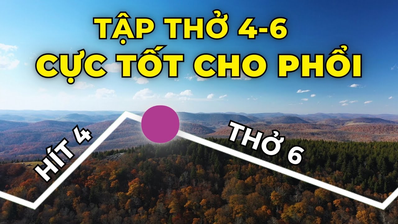 10 Tập Thở 4-6 Trong 10 Phút: Cải Thiện Sức Khỏe Phổi & Đẩy Lùi Bệnh Tật 🌬️