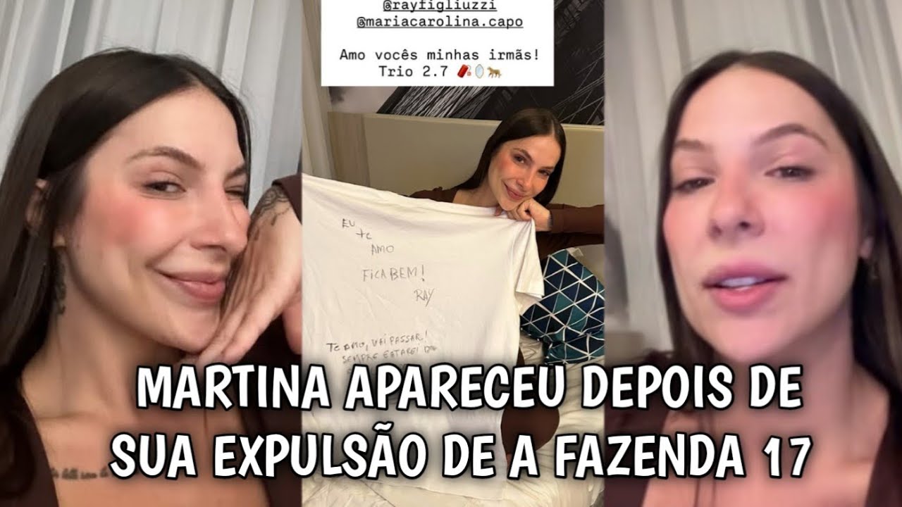 Martina Sanzi comenta sua eliminação na Fazenda 17 com humor 🤭