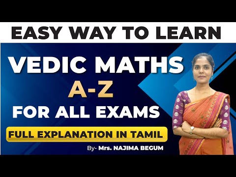 Vedic Maths Part-1 | Tricks for Fast Calculation | Vedic Maths Tricks by Najima Begum | All Exams