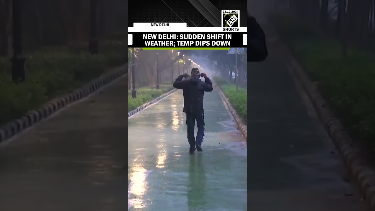 Delhi Experiences Sudden Weather Change with Drop in Temperatures 🌧️