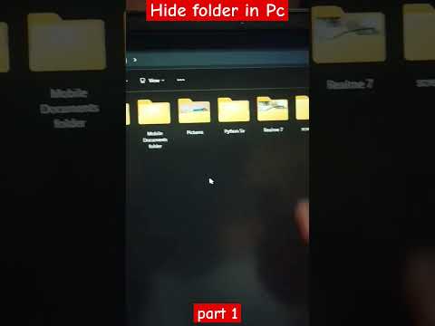 How to Hide/Unhide folders in Laptop || Hide folder in windows 11 || Hide folder in Laptop #youtube