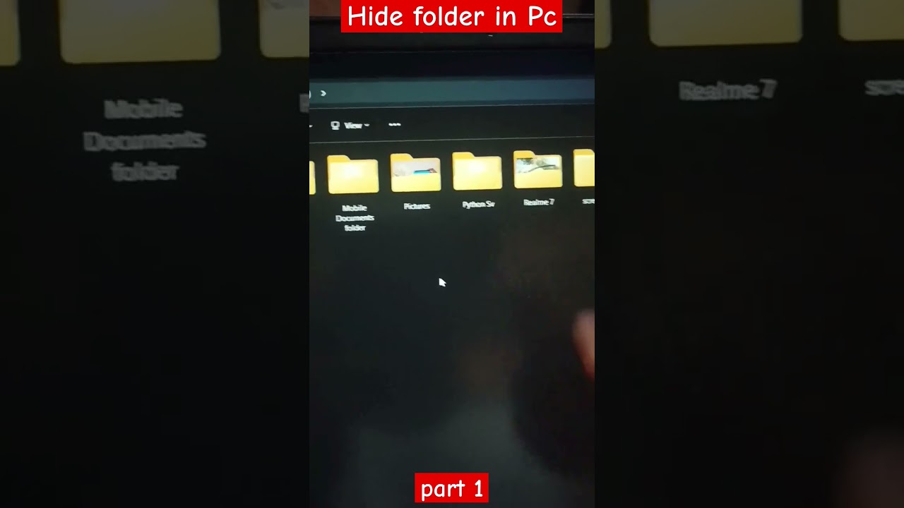 Easiest Way to Hide & Unhide Folders on Your Laptop in Windows 11 π»