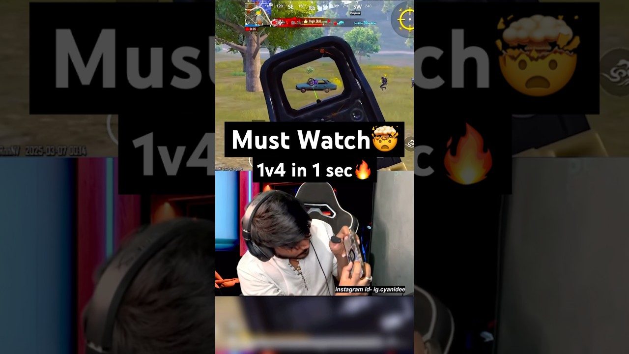 180° Car Spray Trick in PUBG 🚗