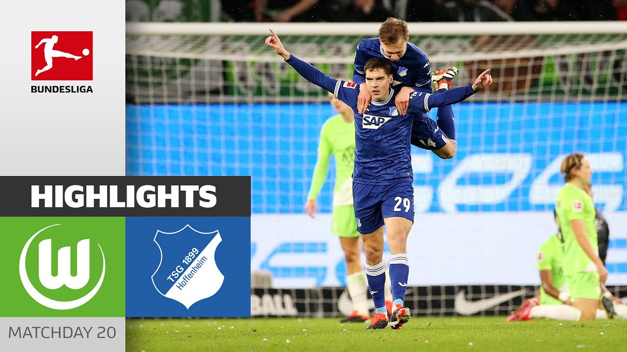 Thrilling Bundesliga Clash: Wolfsburg & Hoffenheim Battle to 2-2 Draw ⚽ | Matchday 20 Highlights