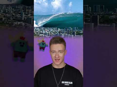 Самое страшное цунами в мире заснятое на камеру