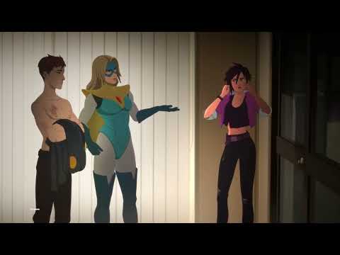 Invisigal is there the whole time, watching...