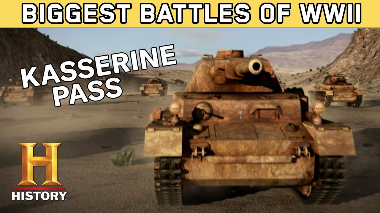 Epic Clash at Kasserine Pass: US vs Germany in WWII's Biggest Battle 🇺🇸🇩🇪