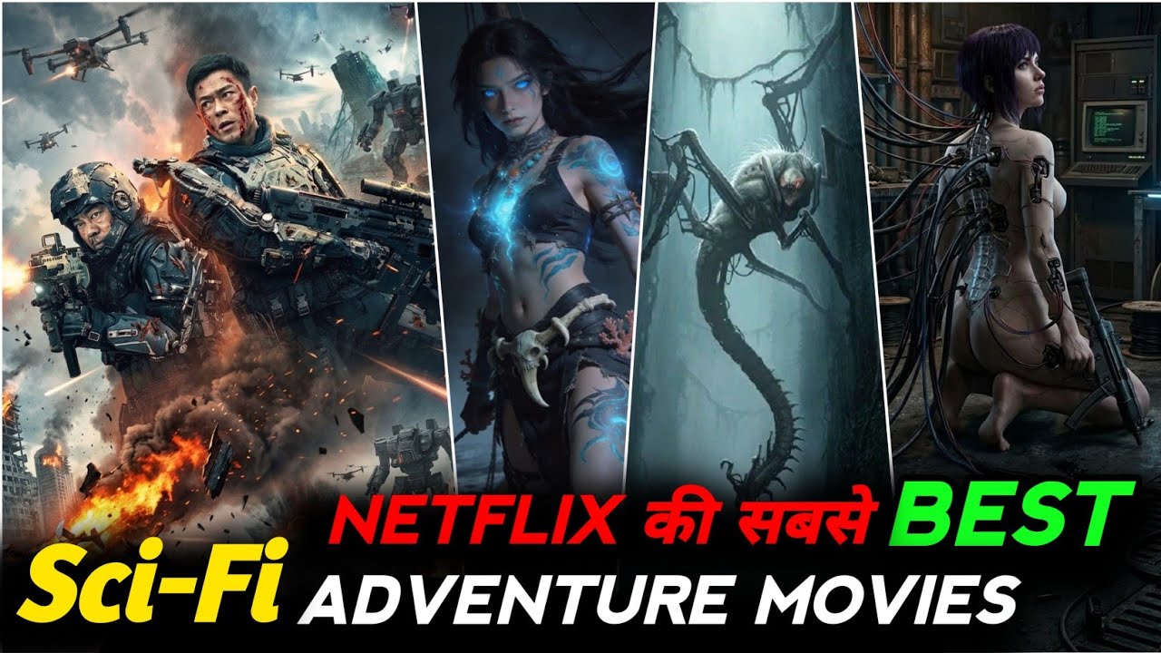TOP 10 Top 10 Sci-Fi Movies on Netflix in Hindi 🚀