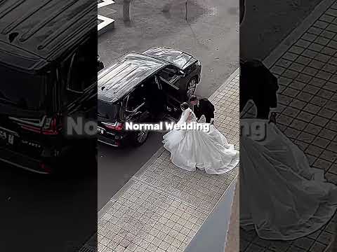 Which wedding do you want ?Normal vs MAFIA #wedding #mafiaqueen #automobile #weddingbliss #metrowedd