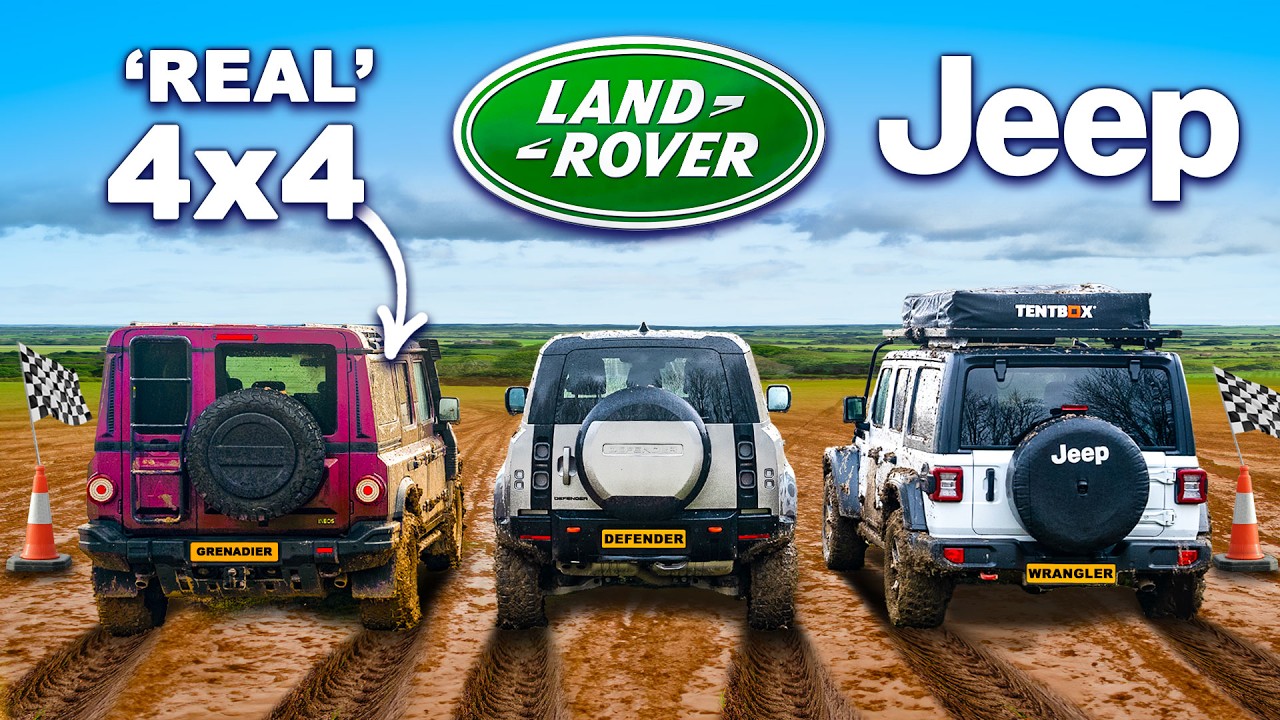 Jeep vs Land Rover vs INEOS: Epic Mud Testing Showdown! 🚙
