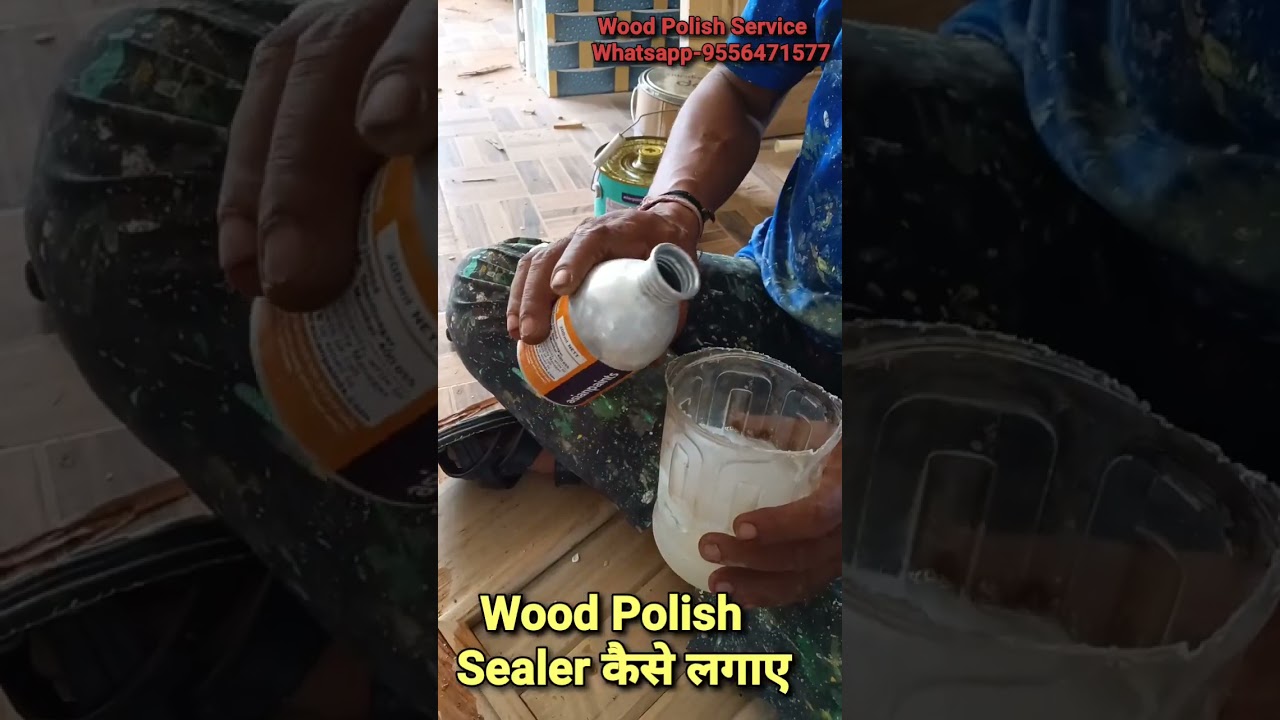 Wood Polish में Sealer लगाने का आसान तरीका 🪵